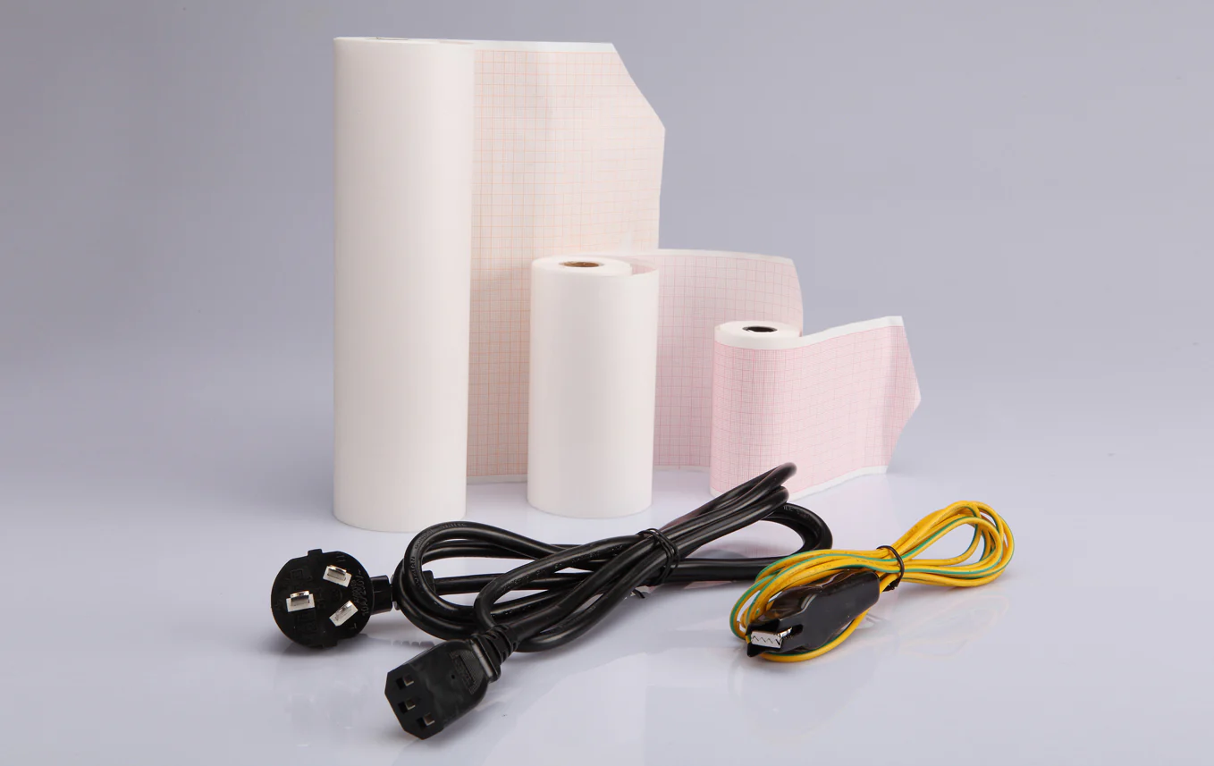 Portable Digital Electrocardiograph 7 inch 3 Channel ECG Machine MK-1203C - Image 4