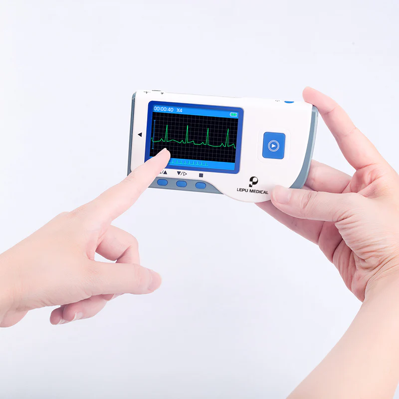 Lepu Easy ECG Monitor Portable EKG Machine Handheld Heart Rate Monitor ECG Sensor PC-80B Portable Household Heart Ecg Monitor Color Screen - Image 8