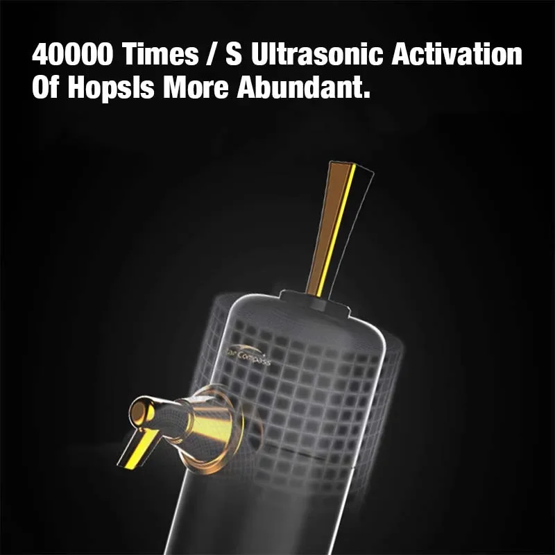 Portable Electric Beer Dispensers Machine Ultrasonic Beer Foam Maker Machine Base Pump Bubbler Maker Beer Foam Separators - Image 3