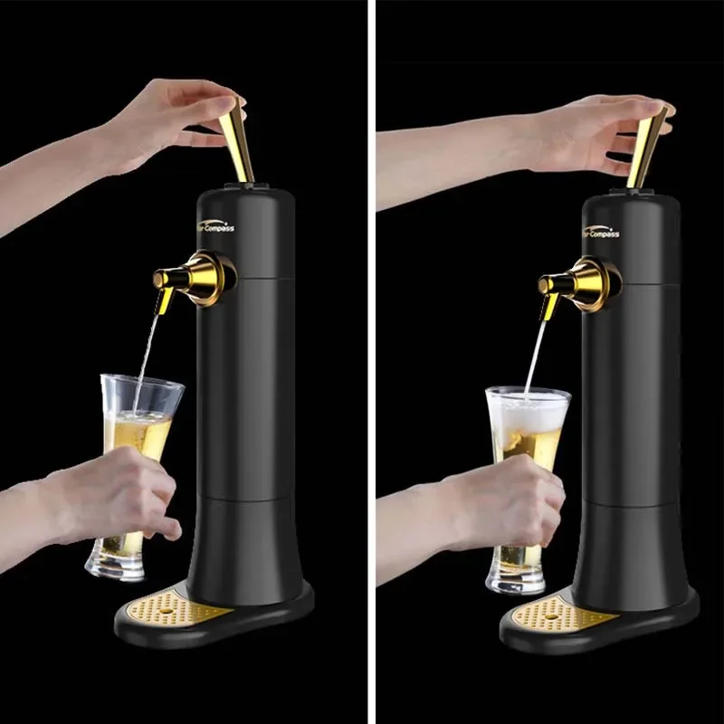 Portable Electric Beer Dispensers Machine Ultrasonic Beer Foam Maker Machine Base Pump Bubbler Maker Beer Foam Separators - Image 7