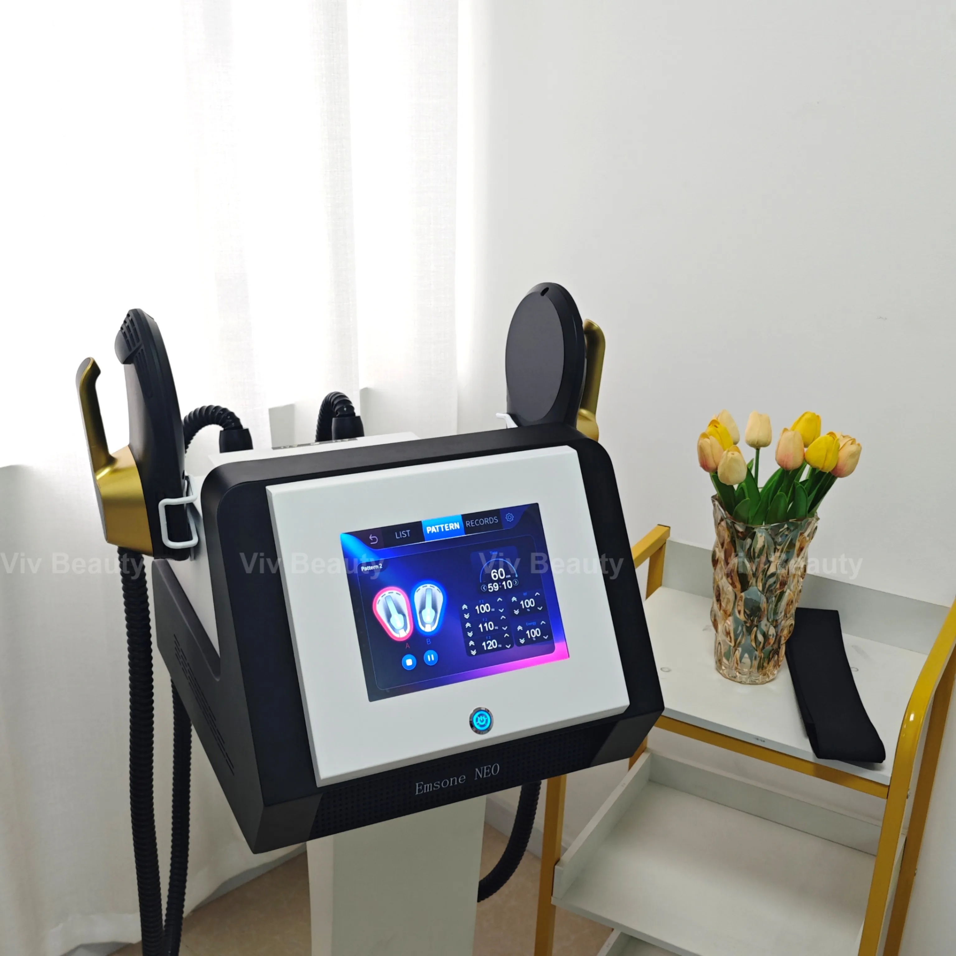 Portable EMSZONE NEO Sculpt Body Contouting 15 Tesla 200Hz Body Sculpting Muscle Stimulator Fitness Machine - Image 2
