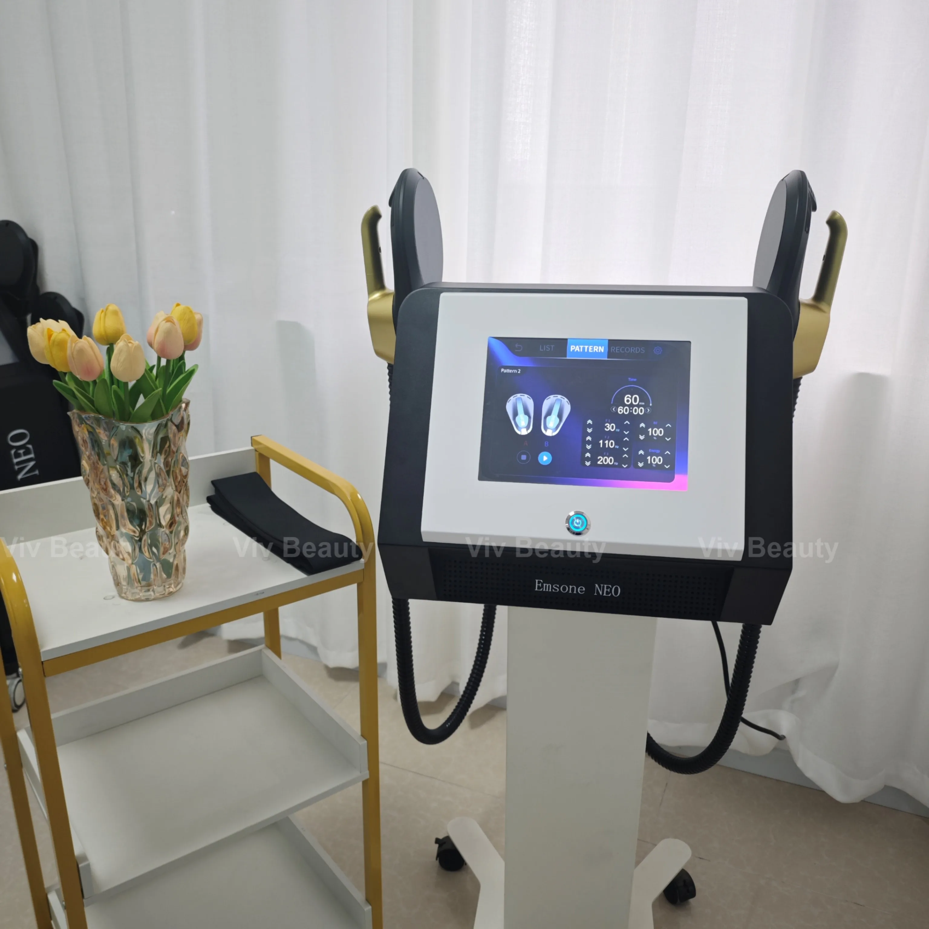 Portable EMSZONE NEO Sculpt Body Contouting 15 Tesla 200Hz Body Sculpting Muscle Stimulator Fitness Machine - Image 3