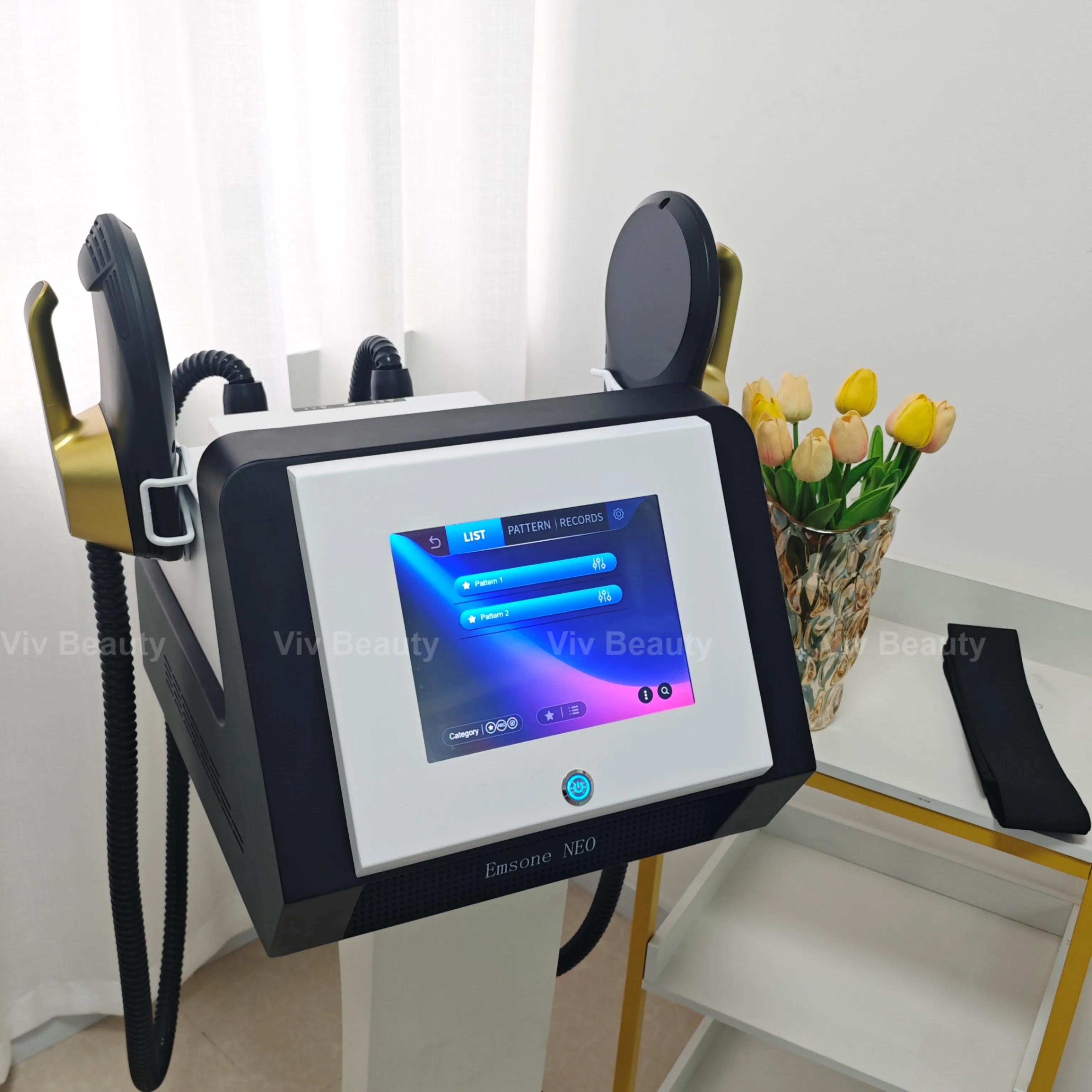 Portable EMSZONE NEO Sculpt Body Contouting 15 Tesla 200Hz Body Sculpting Muscle Stimulator Fitness Machine - Image 4