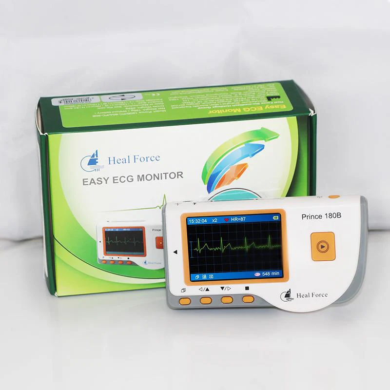Heal Force Prince 180B Handheld Portable Heart ECG Monitor Software Electrocardiogram CE Health Monitor Rapid ECG EKG Tester - Image 4