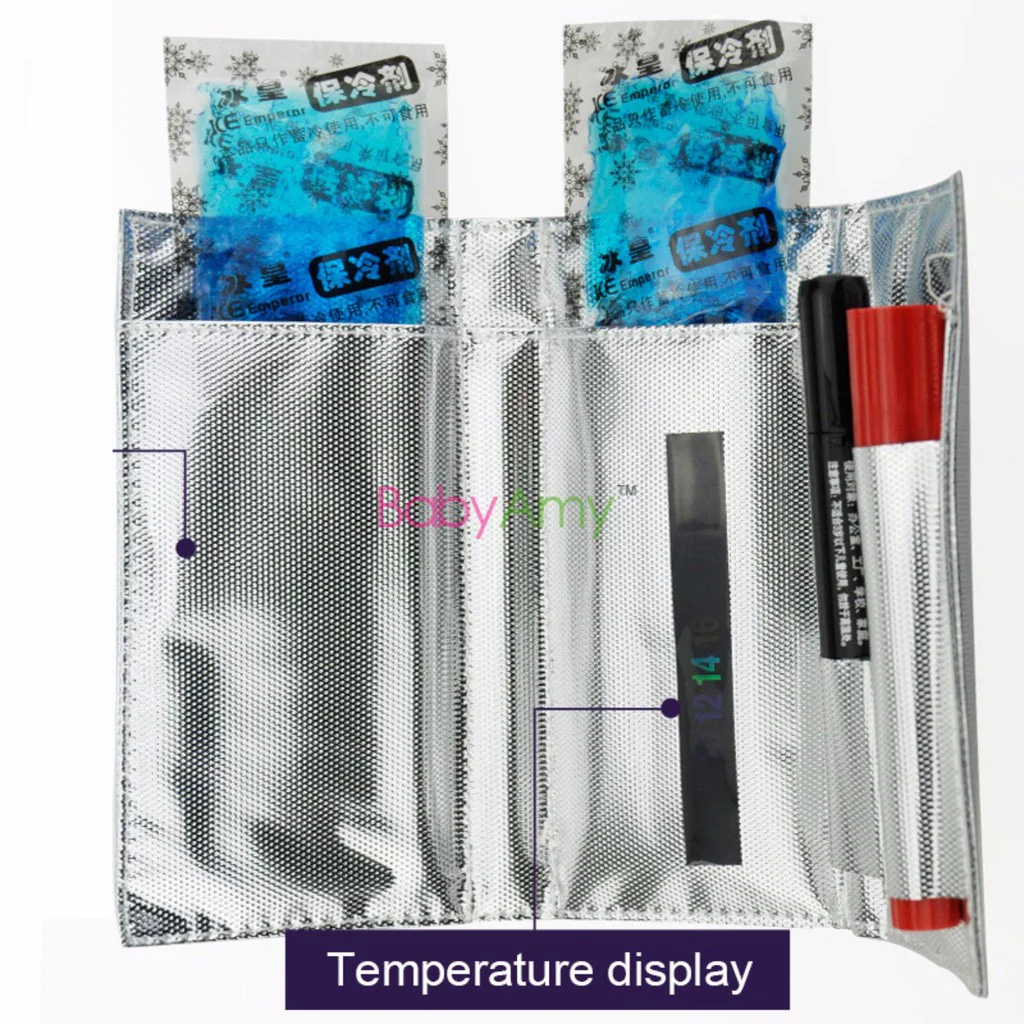 Portable Insulin Cooler Bag Diabetic Insulin Travel Cooler Case Cooling Box - Image 2