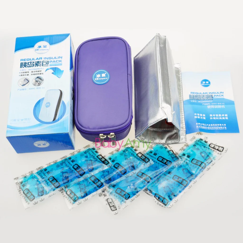 Portable Insulin Cooler Bag Diabetic Insulin Travel Cooler Case Cooling Box - Image 4