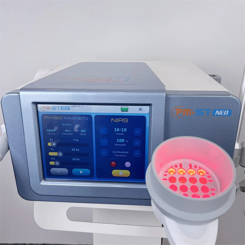 Portable Laser Infrared Therapy Magnetotherapy Machine EMTT Magnetic Physio Magneto For Degenerative Joint Diseases Body Pain - Image 3