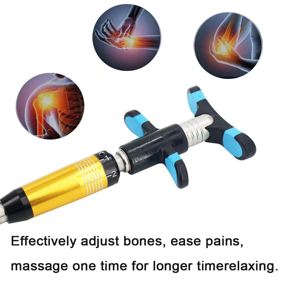 Portable Manual Chiropractic Adjusting Tools Relief Therapy Spine Pain Correction Gun Spinal Adjustment Massager Body Relax 2023 - Image 3