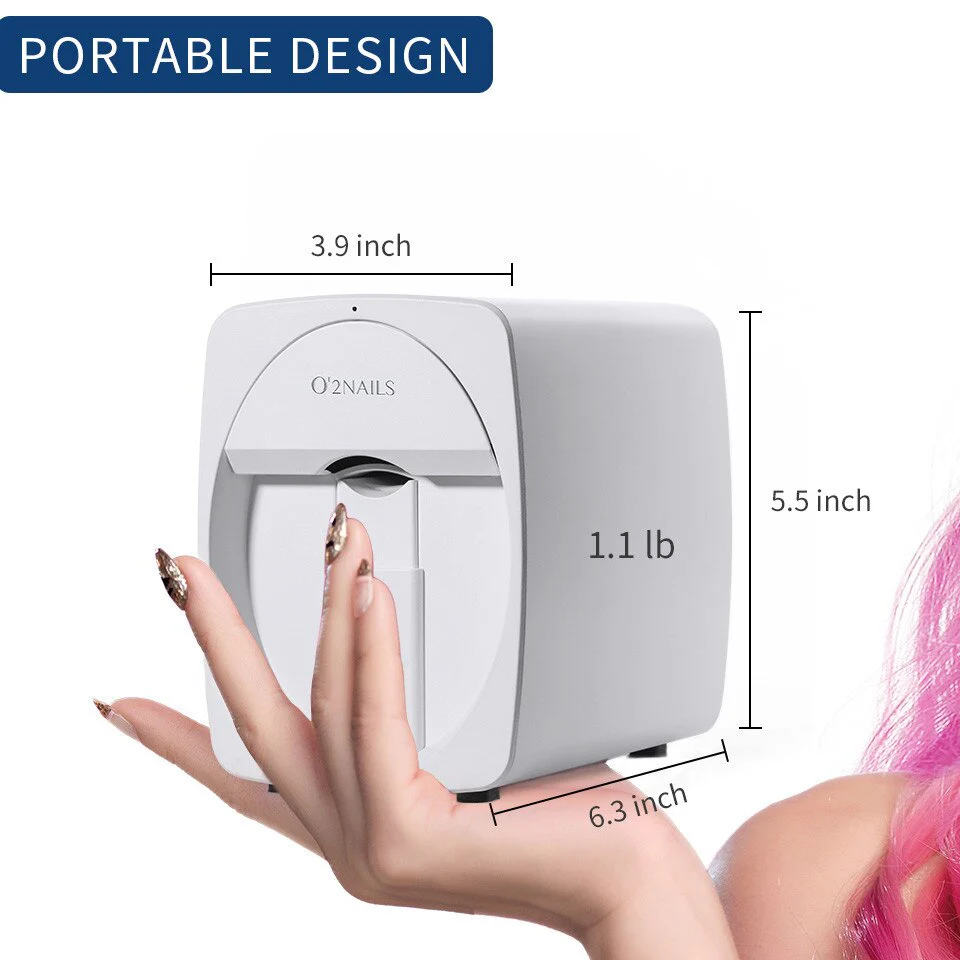 Portable Nail Art Printer Personalized Nail Pattern Printer Get Creative with Custom Nail Art with Mobile app - Image 2
