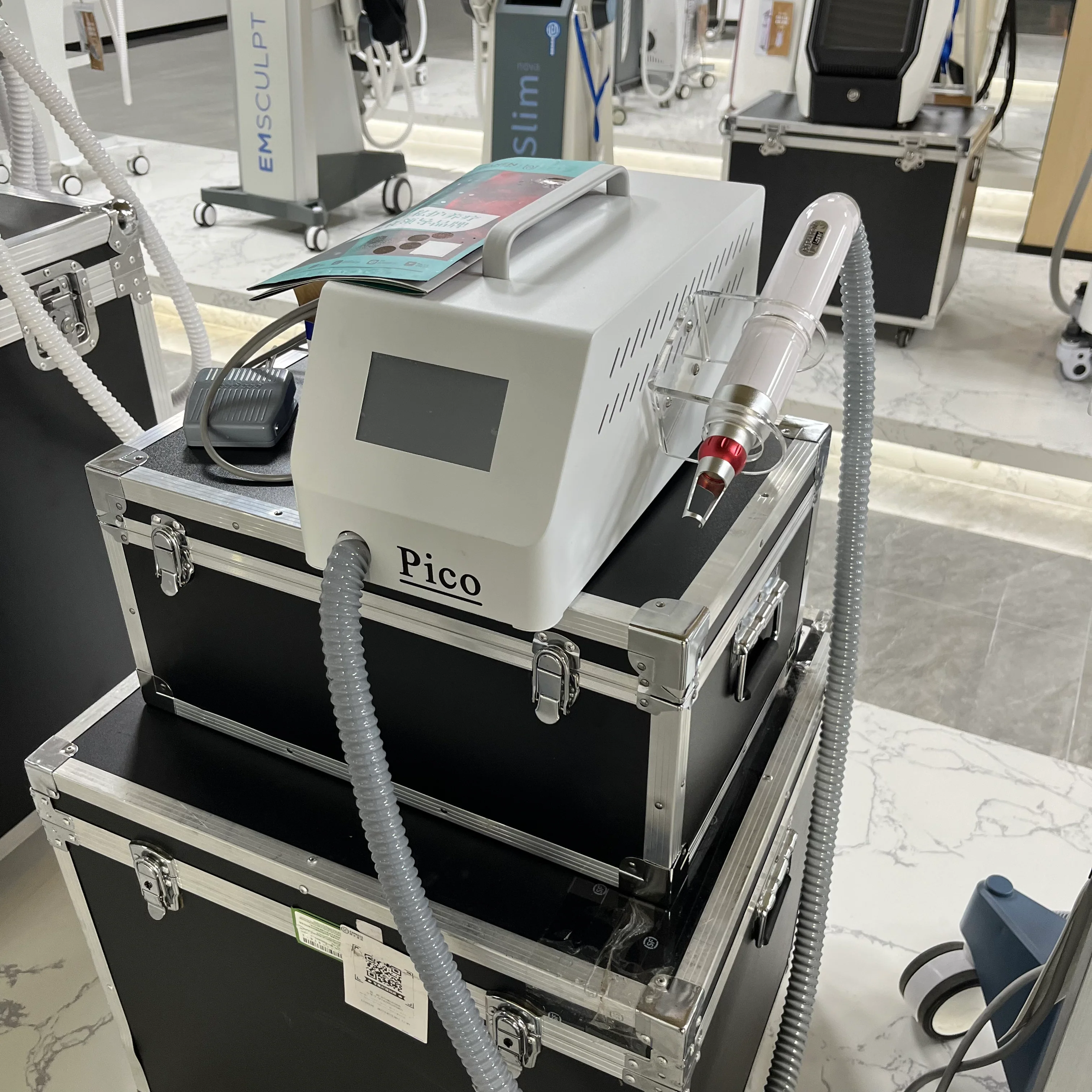 Professional Portable Pico Laser Machine Desktop Picosecond Laser Noninvasive Tattoo Pigment Removal Picolaser Skin Rejuvenation 5 Heads - Image 3