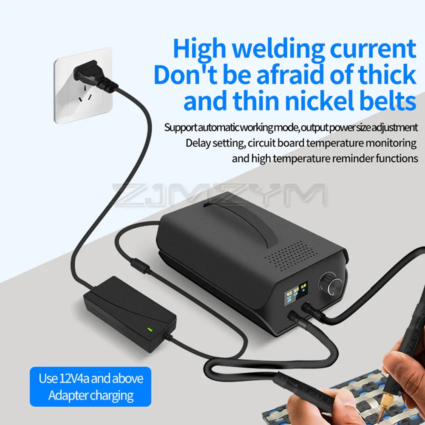 Portable Spot Welding Machine 120 Gear Adjustable 3000F Farah Capacitor For 18650 Lithium Battery DIY Welding Device Spot Welder - Image 4