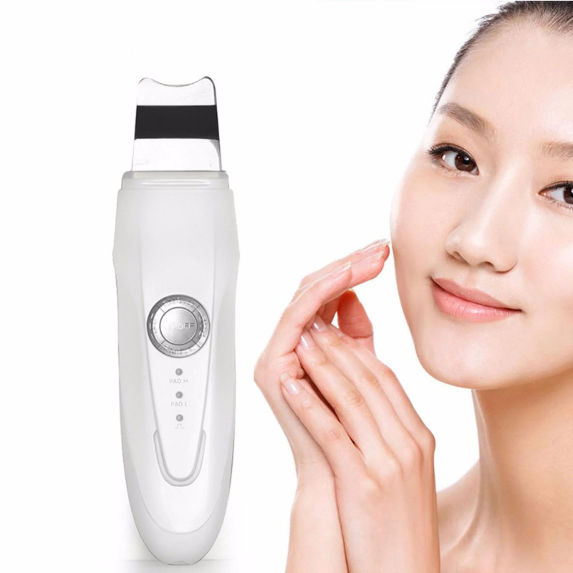 Portable Ultrasonic Skin Scrubber Ultrasound Face Cleaner Skin Peeling Beauty Machine Facial Cleansing Massager For Home Use - Image 2