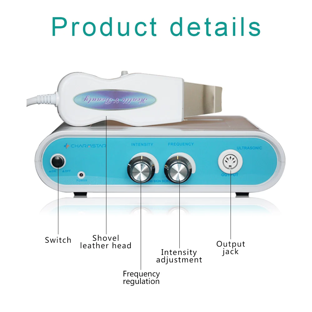 Powerful Ultrasonic Face Skin Scrubber Blackhead Acne Spots Removal Facial Dirt Peeling Cleaner - Image 4