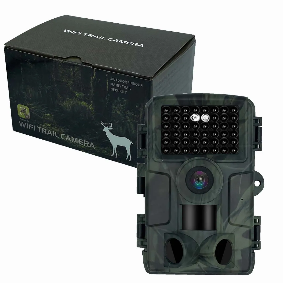 PR4000 WiFi Hunting Camera Bluetooth 1080P 32MP Infrared Night Vision IP66 Waterproof 2.0 inch LCD Wildlife Scouting Trail Photo - Image 2