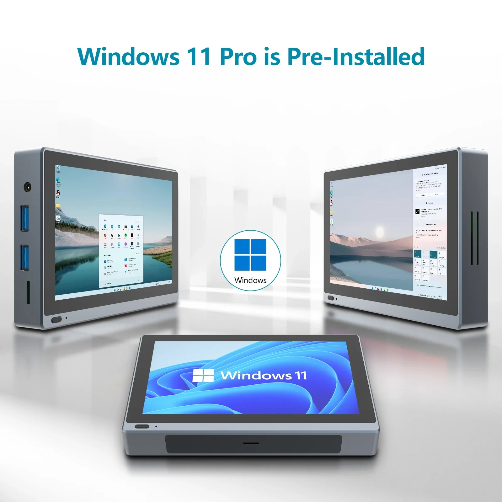 Pro Industrial Windows 11 Tablet Mini PC 5.5inch Touch Screen Mini Computer Intel J4125 8GB + 128GB +WIFI 6 - Image 2