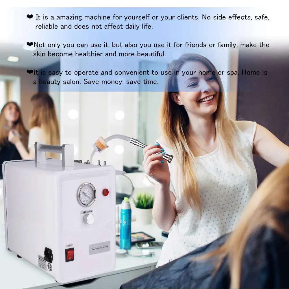 Professional Diamond Microdermabrasion Machine Beauty Equipment for Facial Peeling Portable Spa Healthy Beautiful Skin Tightning - Image 2