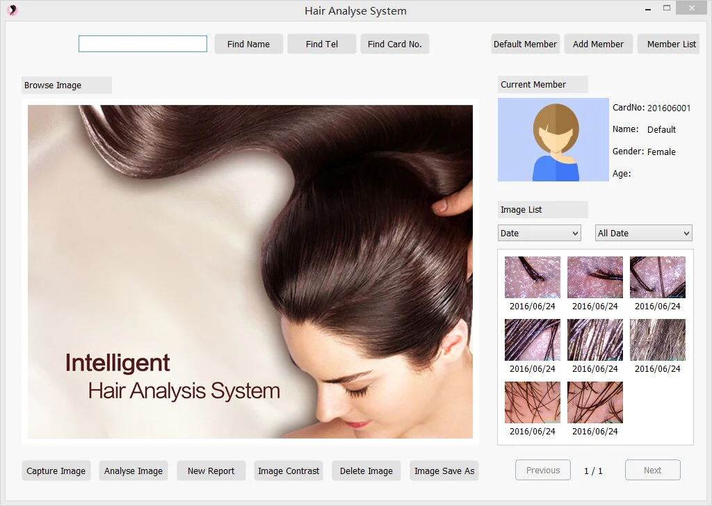 Professional Hair and Scalp Analysis Device Hair Analyzer Machine With Member Management Storage - Image 3