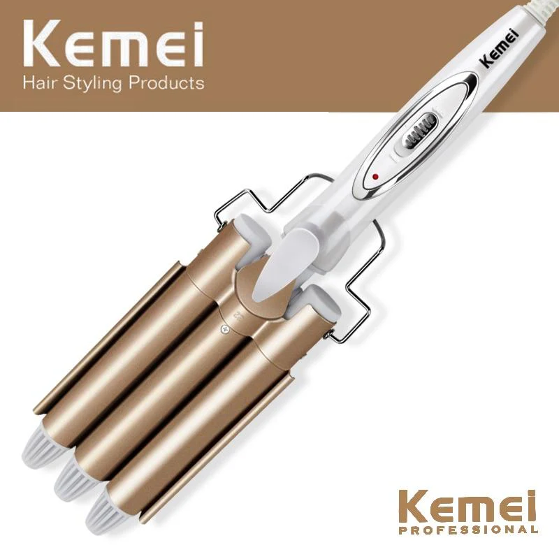 Professional Hair Tools Curling Iron Ceramic Triple Barrel Hair Styler Hair Waver Styling Tools Hair Curlers Electric Curling - Image 3
