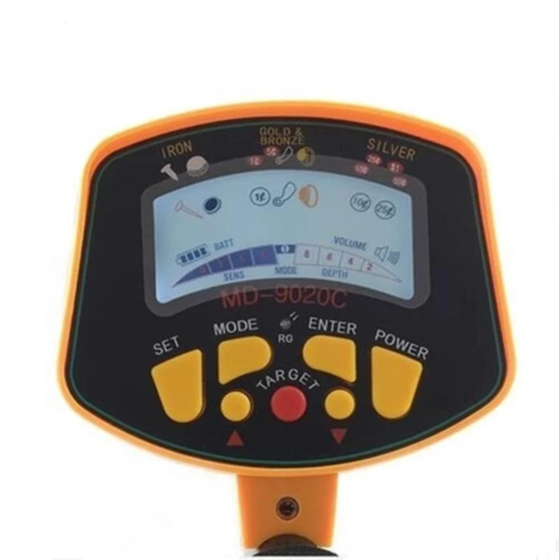 MD9020C Professional Portable Waterproof Underground Metal Detector Handheld Treasure Hunter Gold Digger Finder LCD Display - Image 7
