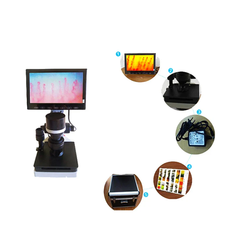 Professional Nailfold Capillary Microcirculation Microscope Test Machine - Image 2