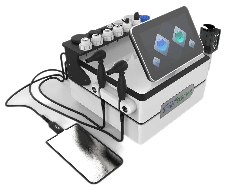 Professional Smart Tecar Therapy Pain Relief CET RET EMS Muscle Stimulation ESWT Shockwave ED Equipment - Image 2
