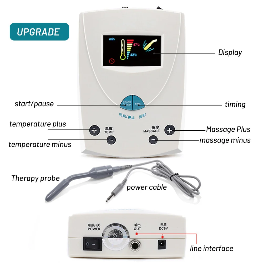 Prostate Pain Relief Massage Instrument Heating Physiotherapy Stimulator Massager Cure Prostatic Urologic Prostatitis Anal Plug - Image 4