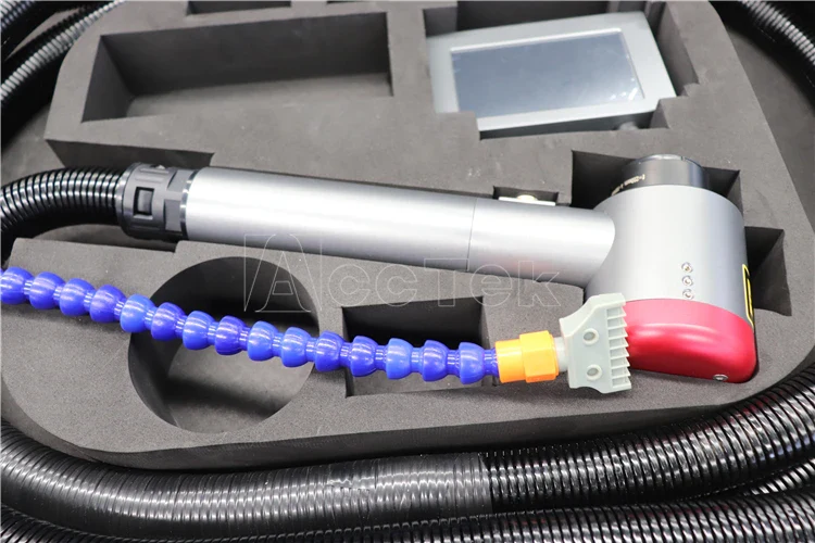 Pulsed Laser Cleaner for Rust Oxide Surface Removal Paint Stripping Mini Pulse Laser Cleaning Machine For Wood Oil Metal Paint - Image 5