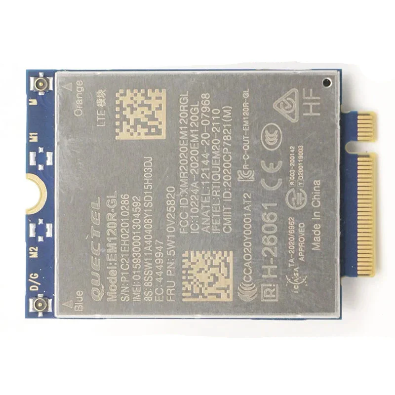 QUECTEL EM120R-GL EM120R 4G CAT12 all-netcom 600Mbps Module for ThinkPad X1 Yoga 6th X13 Yoga P14s T14 T15 T15s