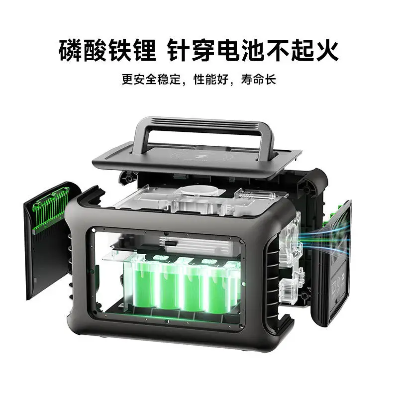 R600 High-Power UPS Power Supply Multifunctional Emergency Power Storage 600W Mobile Power - Image 5