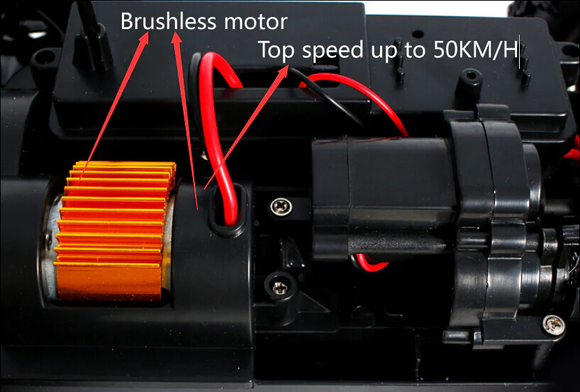 Rc Car Electric Powered 4wd 1/12 Scale Models Brushless Off Road High Speed 50km/h Hobby Remote Control Car - Image 5