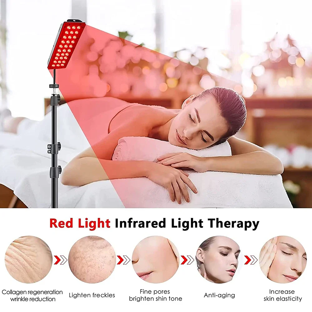 Red Light Therapy Device with Adjustable Stand Infrared Light Device for Body Pain Relief Skin Rejuvenation Weight Loss Machine - Image 3
