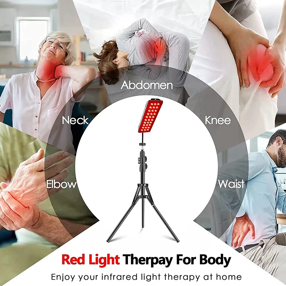 Red Light Therapy Device with Adjustable Stand Infrared Light Device for Body Pain Relief Skin Rejuvenation Weight Loss Machine - Image 4
