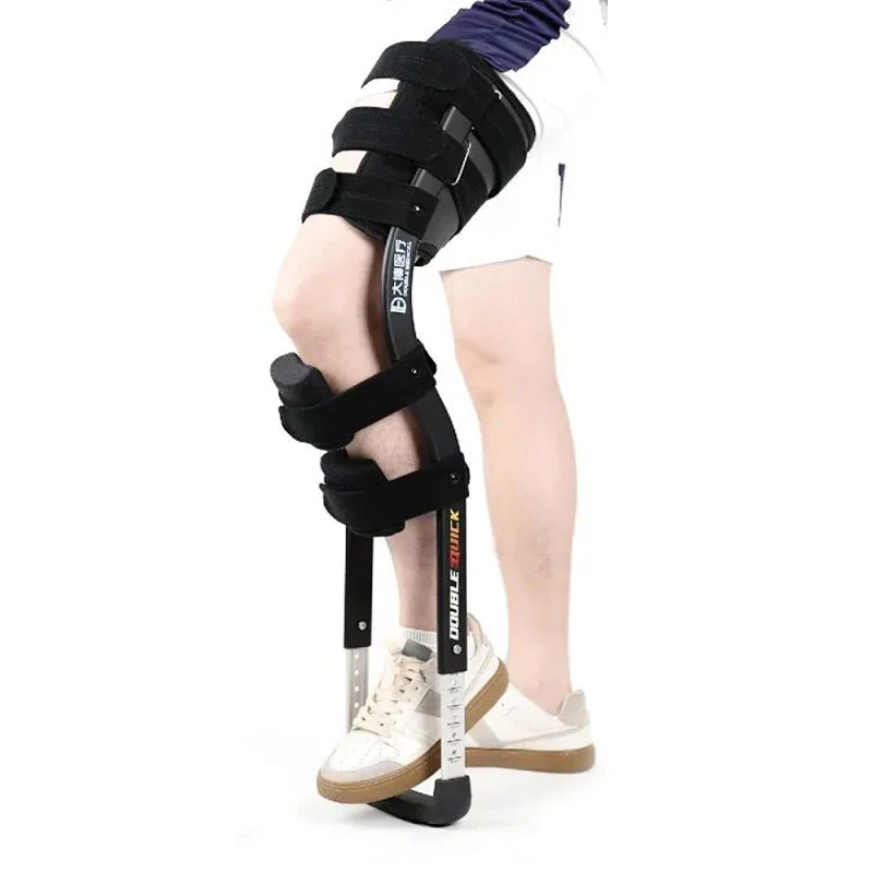 Rehabilitation Mobility Aids Knee Walker Single-Leg Telescoping Assisted Walking Training Stick Hands Free Crutch - Image 6