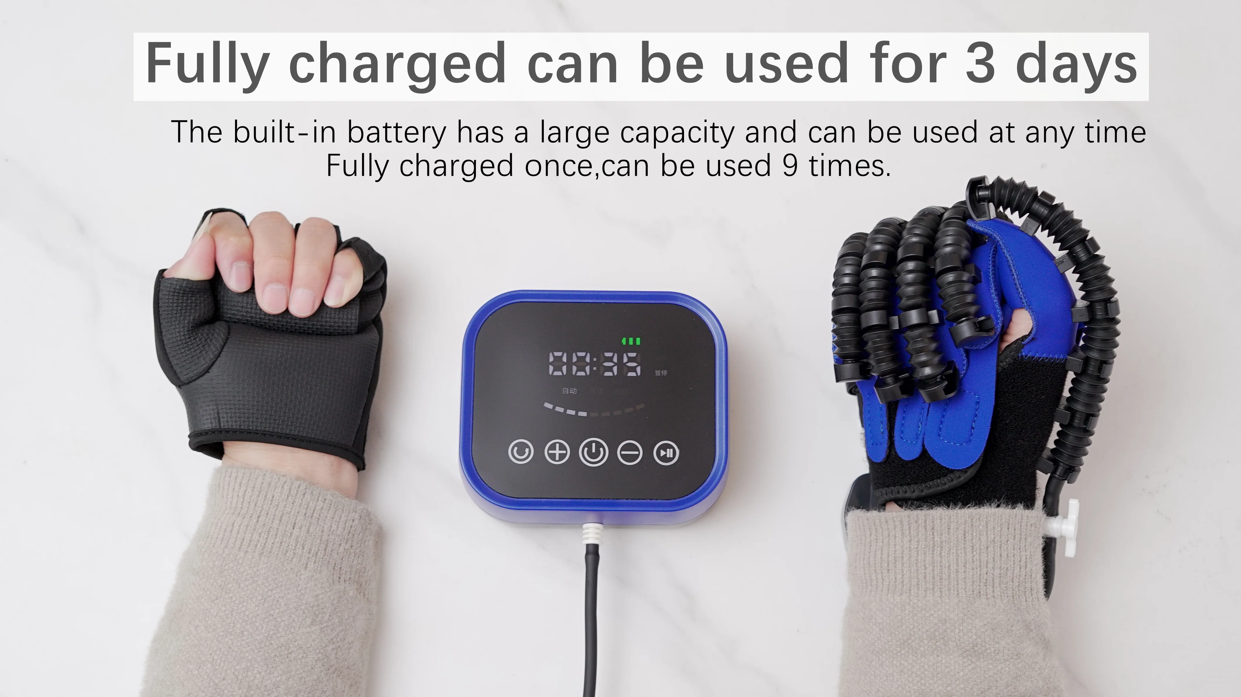 HOT Rehabilitation Robot Glove Hand Rehabilitation Device for Stroke Hemiplegia Hand Function Recovery Finger Trainer - Image 6