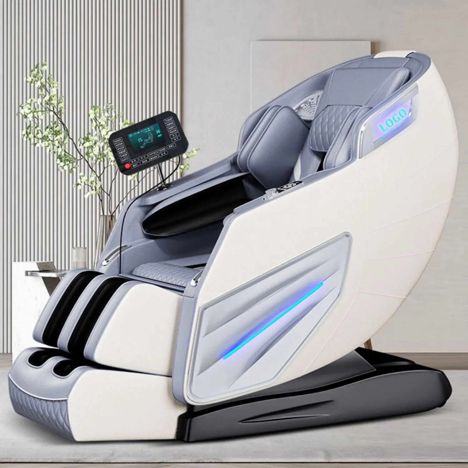 S-L Guide Rail 4D Fully Automatic Zero-gravity Relief Lumbar And Back Fatigue Capsule Luxury Electric Massage Chair - Image 3