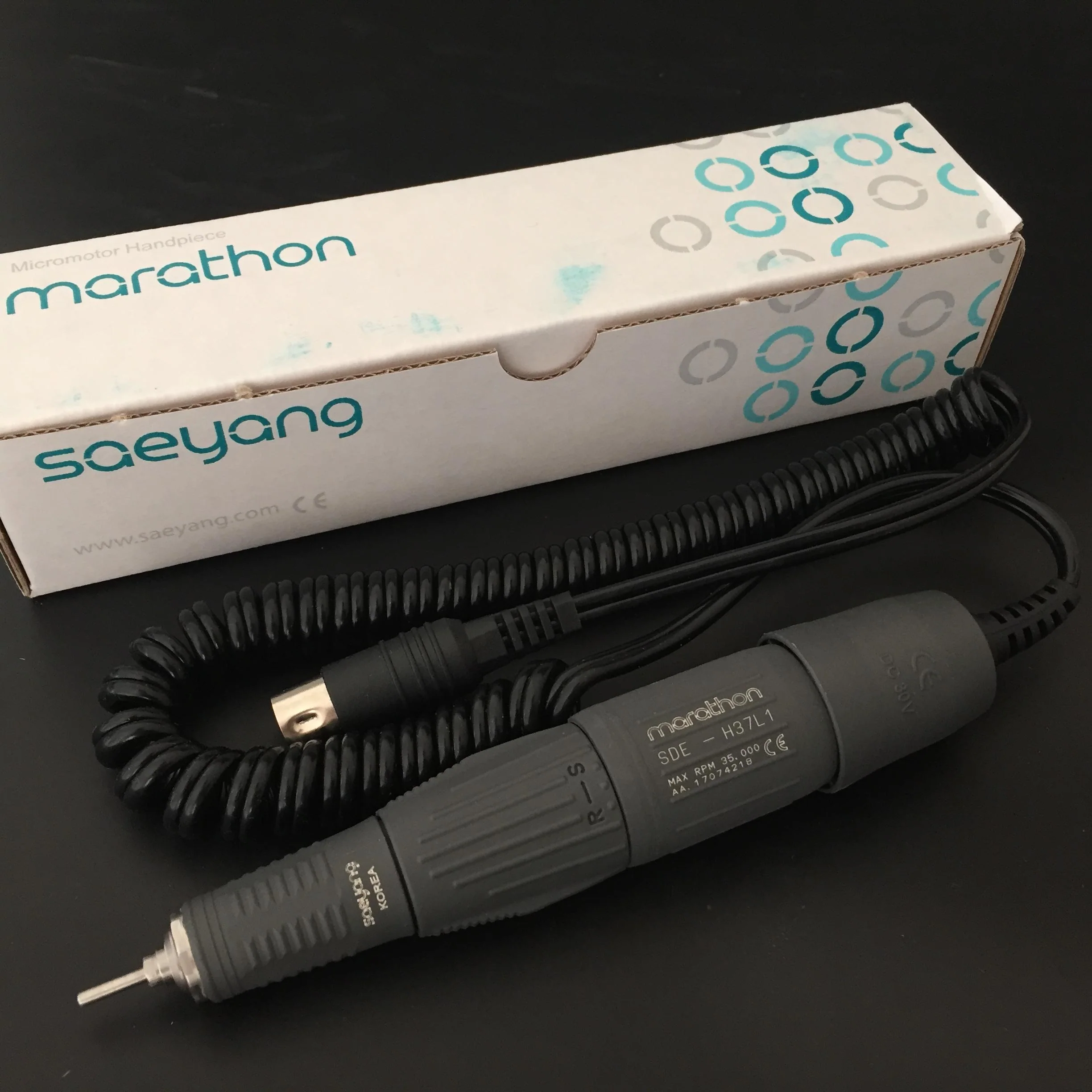 Saeyang Marathon SDE-H37L1 35K RPM Dental Lab Jewelry Electric Micromotor Polishing Micro Motor Handpiece 45000rpm