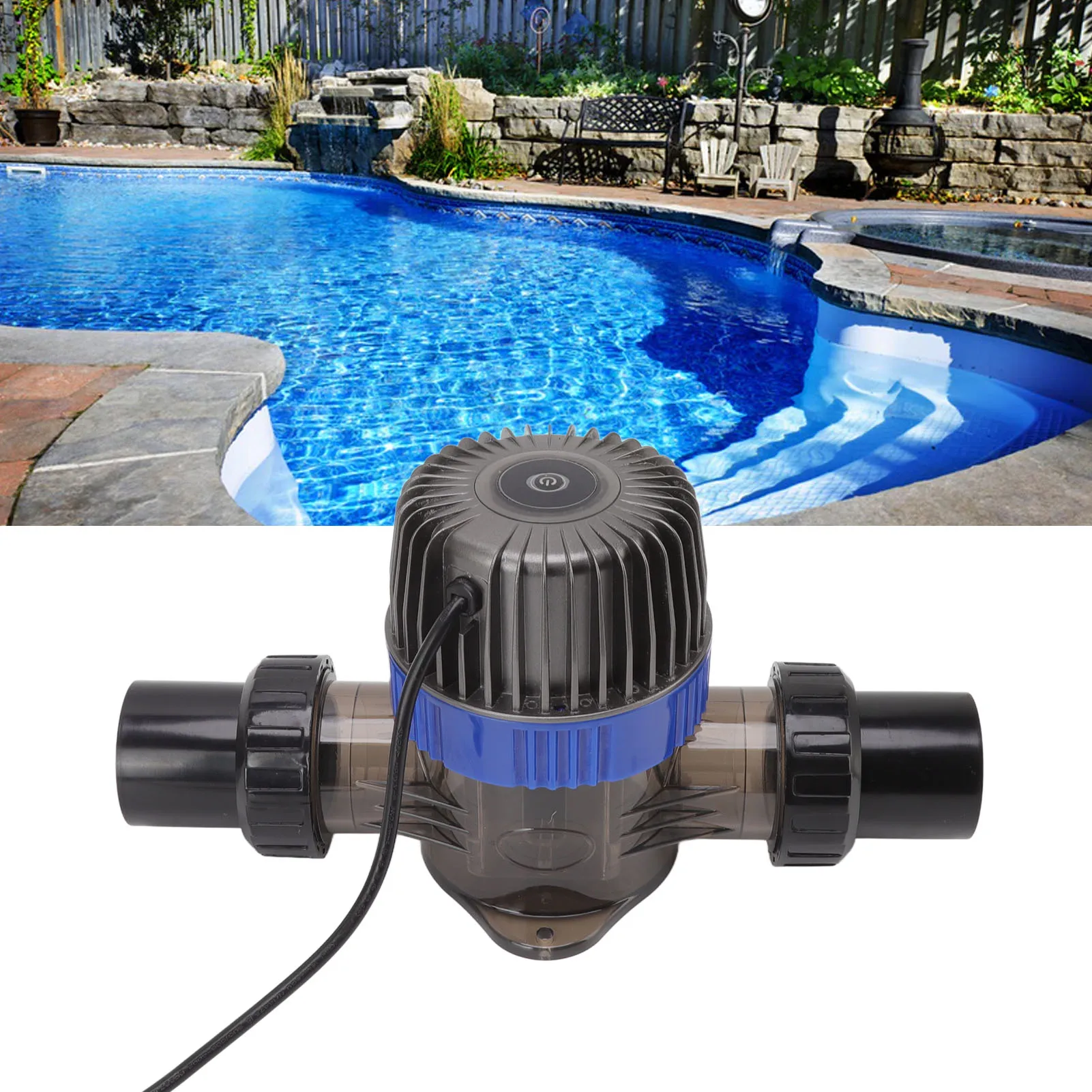 SC-2/4/6/8 Pool Salt Chlorinator 2 Gears Intelligent Control Salt Chlorine Generator Cell for SPA Swimming Tank HT - Image 2