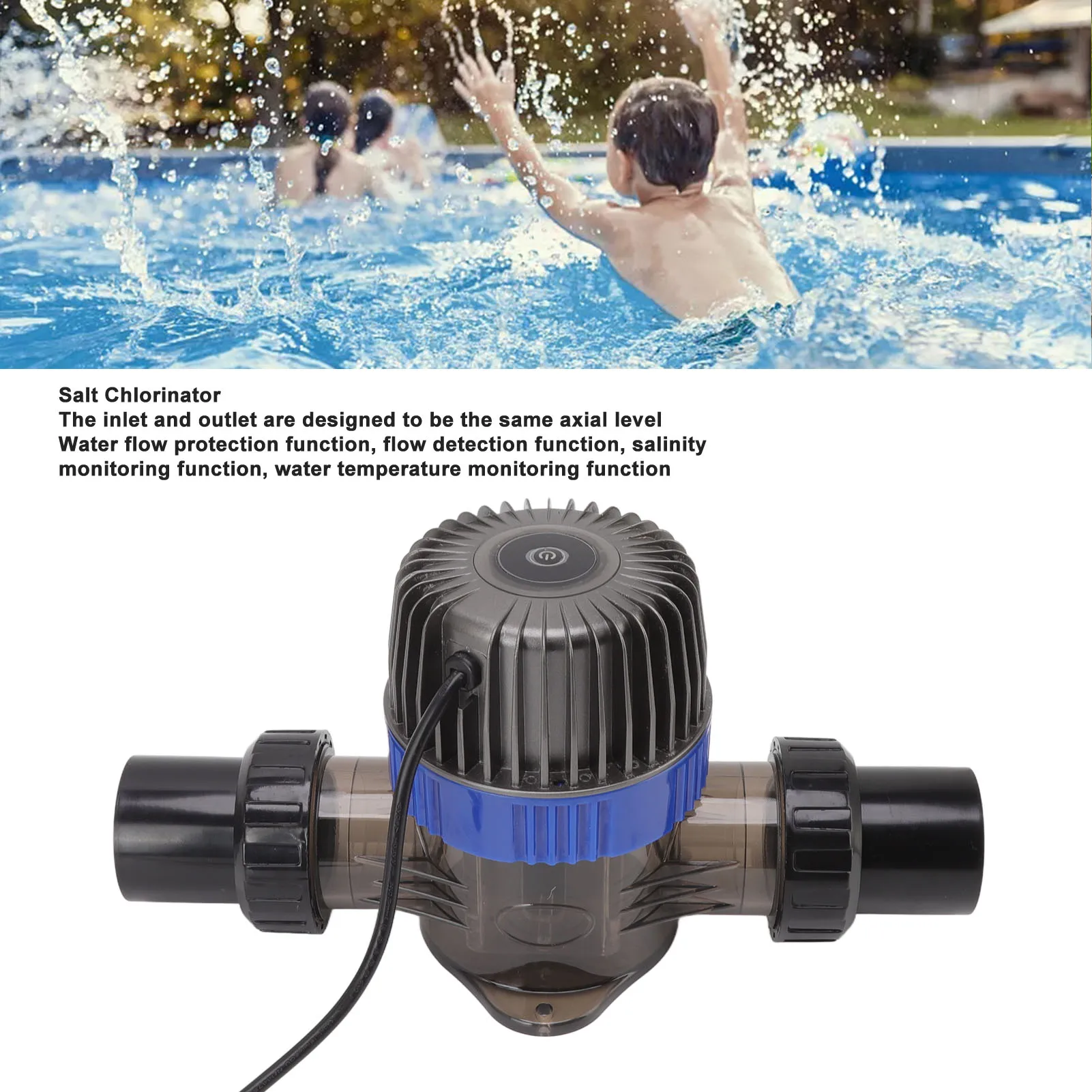 SC-2/4/6/8 Pool Salt Chlorinator 2 Gears Intelligent Control Salt Chlorine Generator Cell for SPA Swimming Tank HT - Image 5