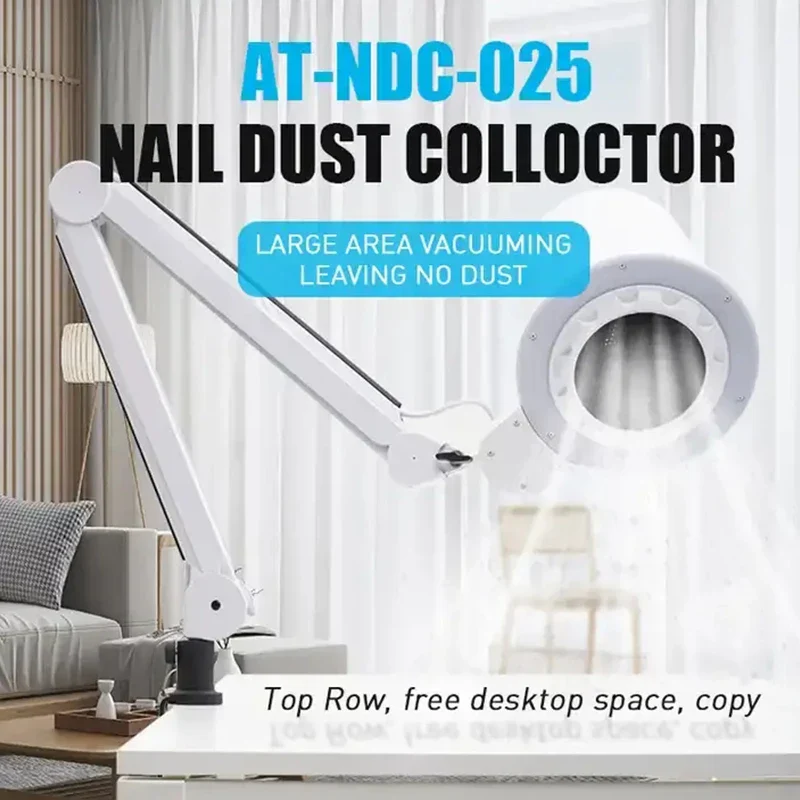 ShineNail Professional Nail Art Dust Collector with Silent Suction, High-End 4BLANC German Fan, Powerful Top Suction for Manicure - Image 2