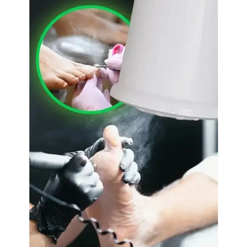 ShineNail Professional Nail Art Dust Collector with Silent Suction, High-End 4BLANC German Fan, Powerful Top Suction for Manicure - Image 6