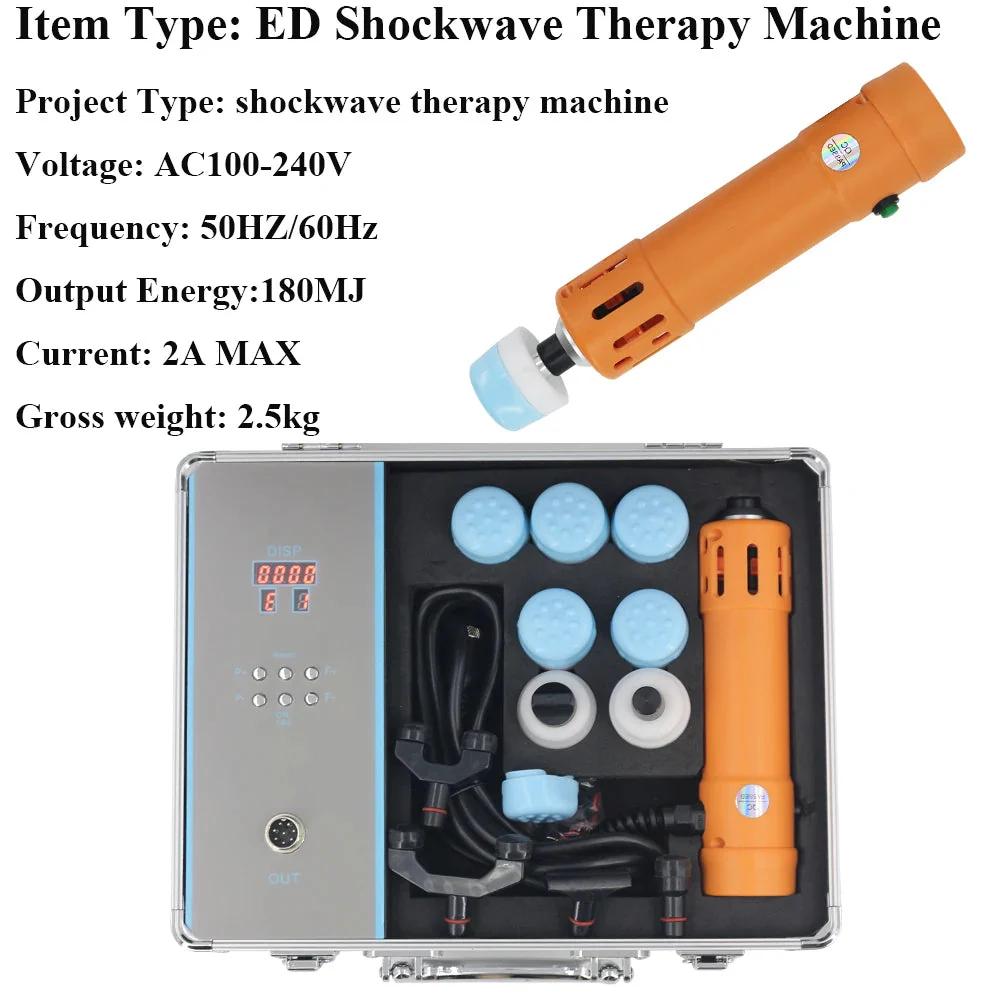 Shockwave Chiropractic Adjusting Tool 2 in 1 Massager ED Treatment Pain Relief Body Relax Muscle New Shock Wave Therapy Machine - Image 4