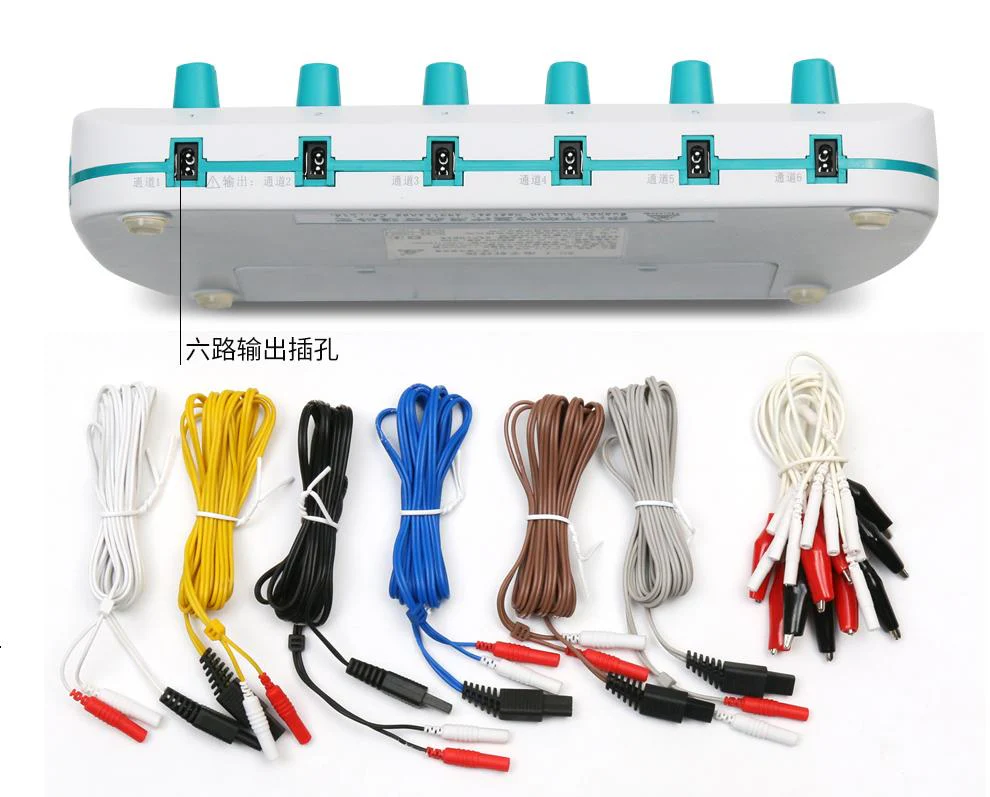 SHUNHE SH-I Electro acupuncture machine Electroacupuncture Stimulator Machine Low frequency pulse 6 output needle therapy - Image 4