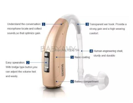 SIEMENS TOUCHING UPDATE FAST P Digital Hearing Aid 4 Channel 3 program FAST-P - Image 4