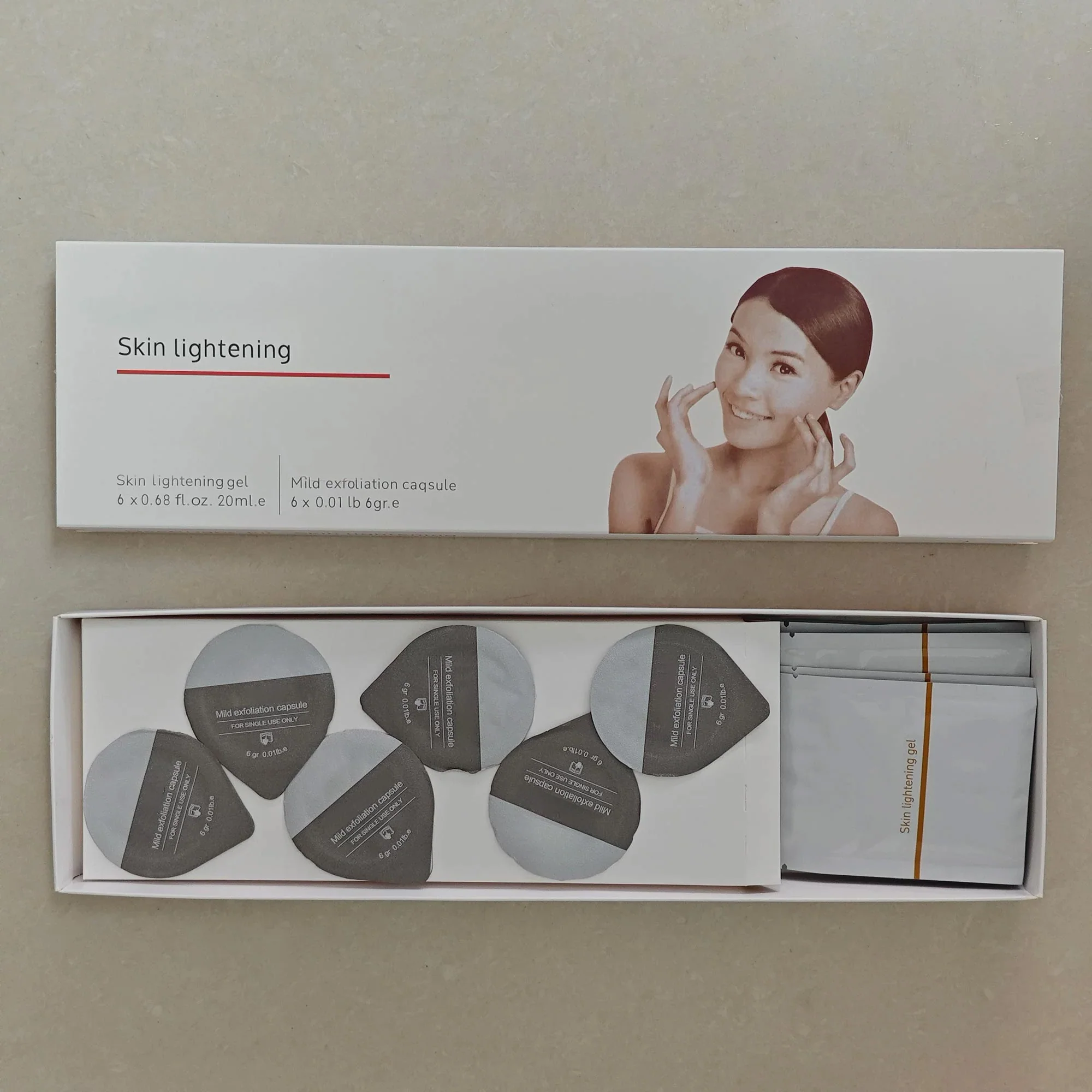 Skin Rejuvenation Kit and Skin Lightening Kit Capsules For Oxygen Bubble Facial Machine - Image 2