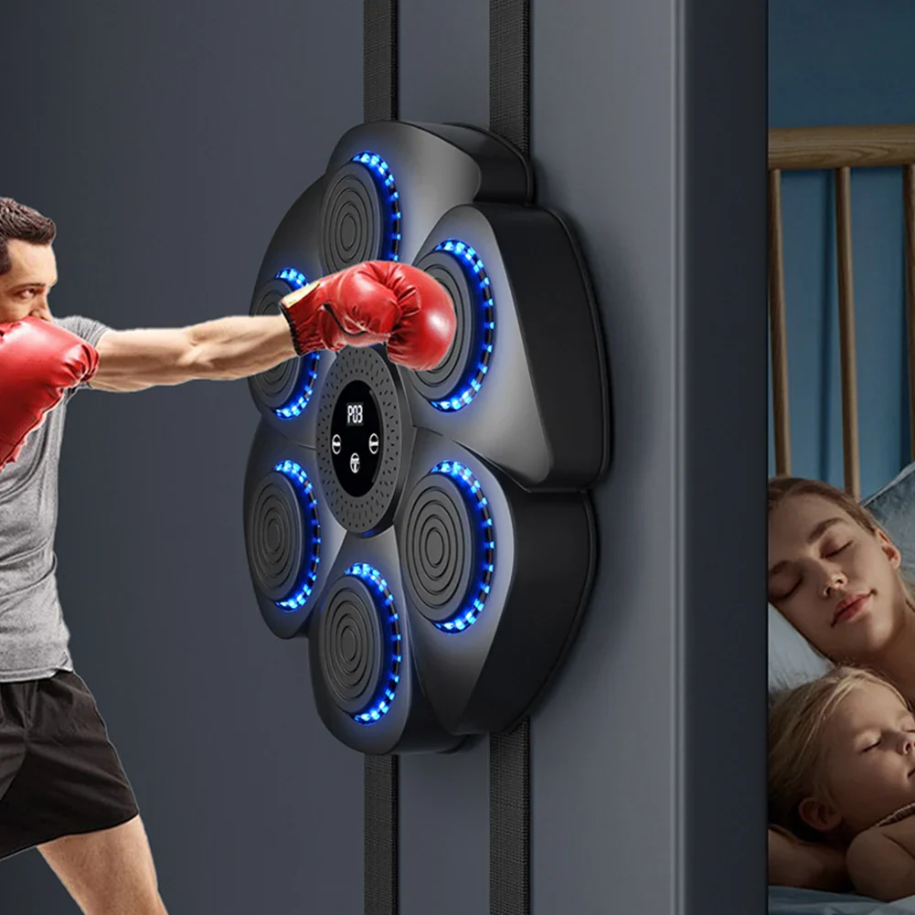 Smart Bluetooth Music Boxing Machine Musical Wall Boxing Machine Wall Target Hanging Sandbag Reaction Training Punching Bag - Image 5