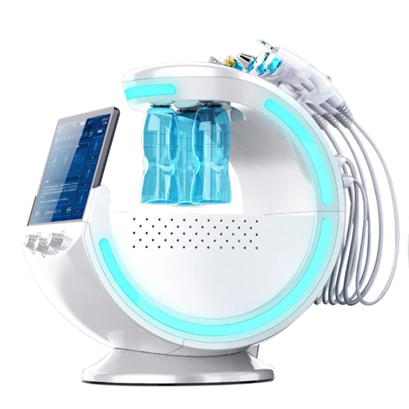 Smart Ice Blue Magic Mirror Skin Analyzer Face Lifting Microdermoabrasion Oxygen Sprayer Hydrodermabrasion Deep cleaning Machine - Image 4