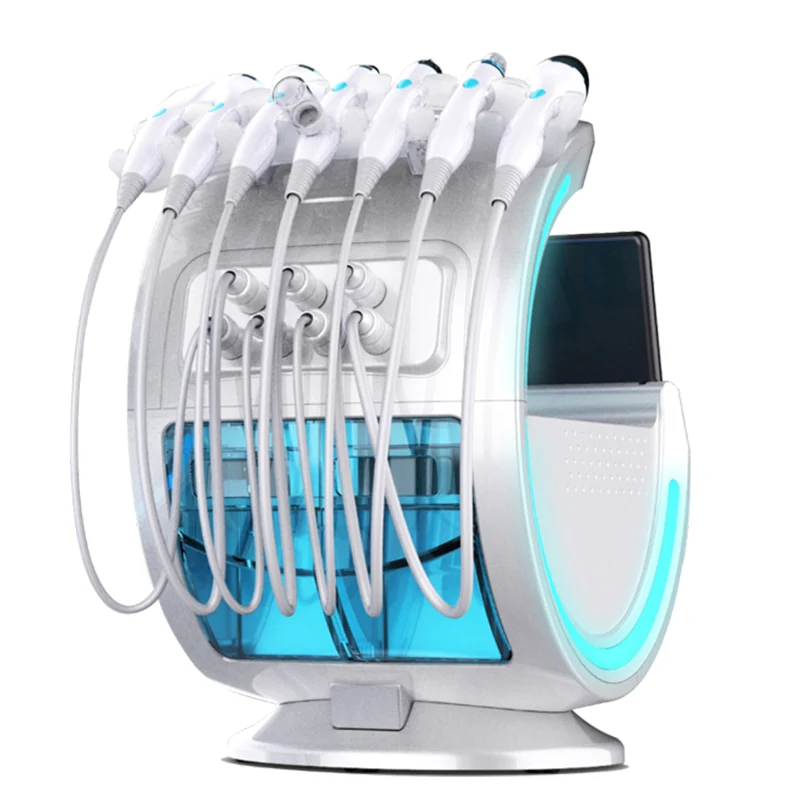 Smart Ice Blue Magic Mirror Skin Analyzer Face Lifting Microdermoabrasion Oxygen Sprayer Hydrodermabrasion Deep cleaning Machine - Image 5