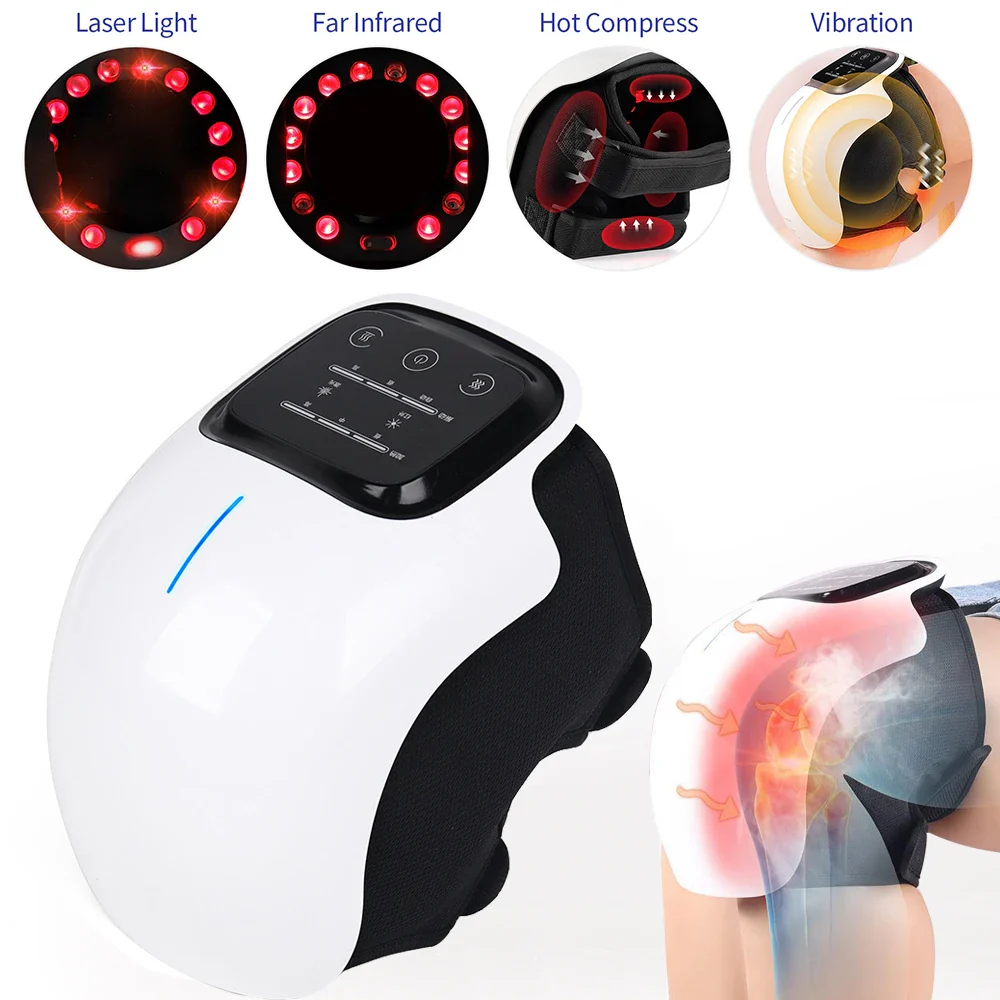 Smart Knee Massager Electric Heating Knee Pad Air Pressotherapy 2023 Massager Arthritis Pain Therapy Joint Relief Infrared - Image 2