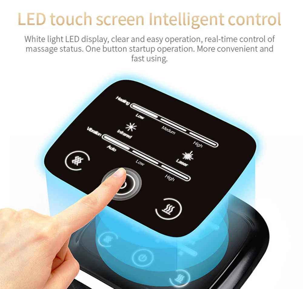 Smart Knee Massager Electric Heating Knee Pad Air Pressotherapy 2023 Massager Arthritis Pain Therapy Joint Relief Infrared - Image 3