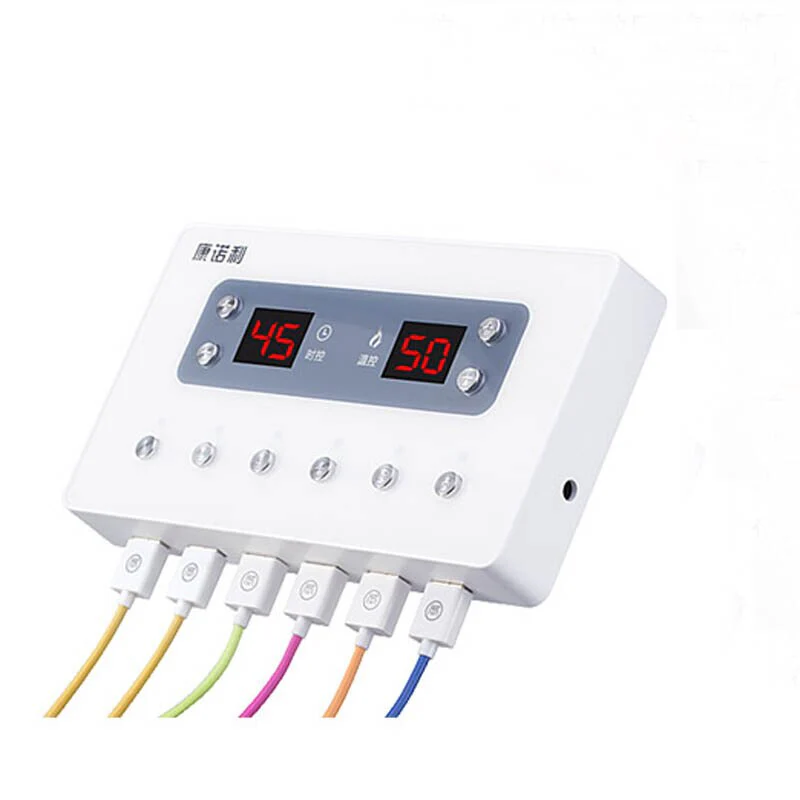 6 channel output Smart Moxa Electronic moxibustion apparatus smokeless moxibustion acupuncture Massage Therapy Heating timing - Image 3